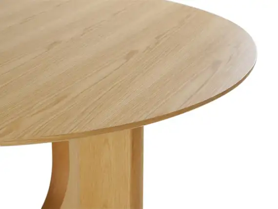 Стол обеденный Barbican Ø120 см, шпон дуба