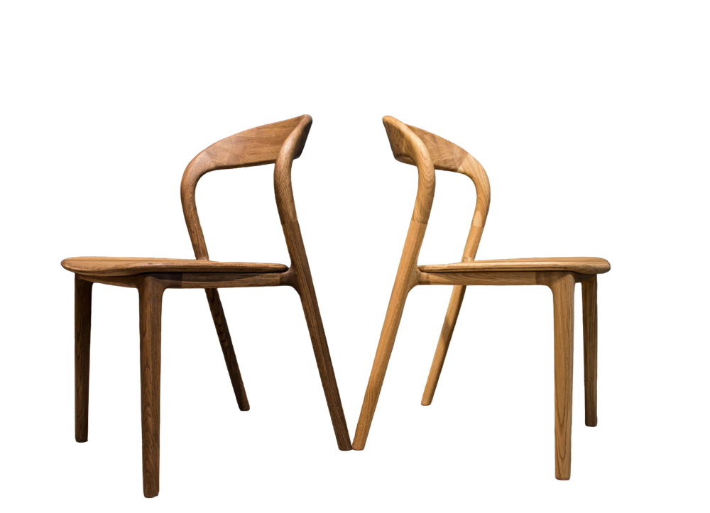 Стул из массива дуба дизайнерский Caro (10 цветов)