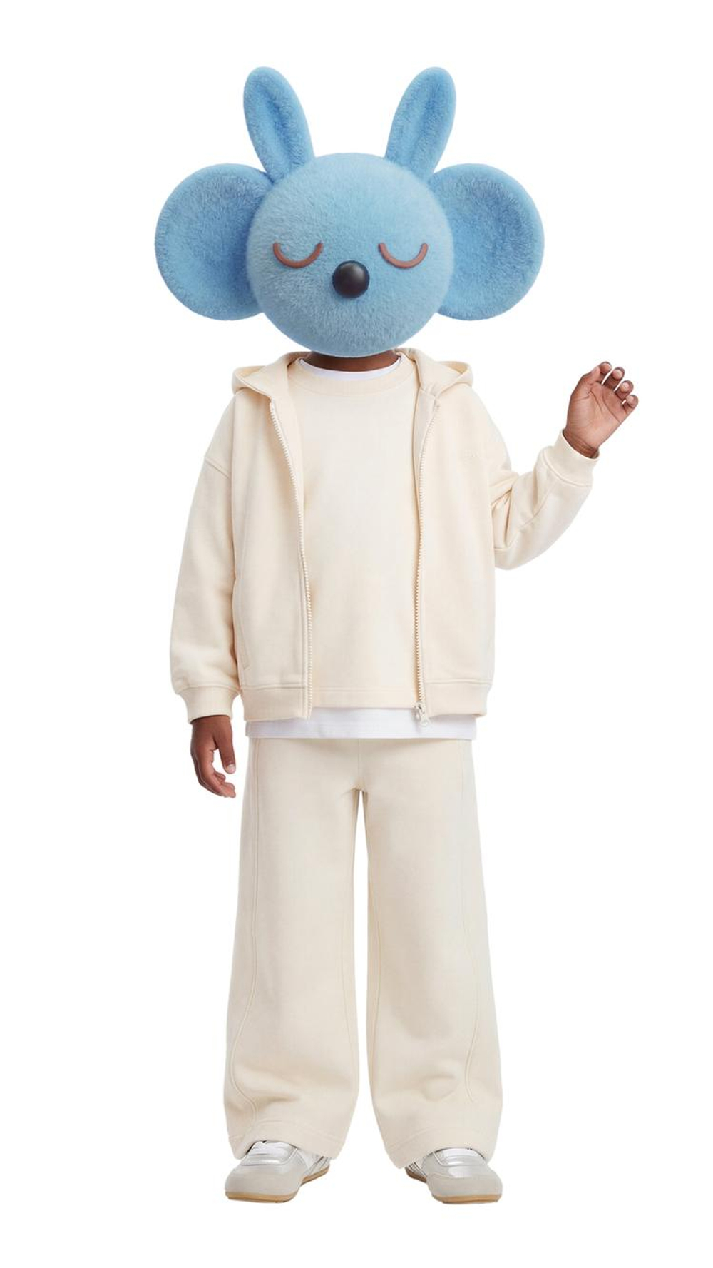 ZARA ТОЛСТОВКА НА МОЛНИИ С РЕЛЬЕФНЫМ ТЕКСТОМ И ЭФФЕКТОМ INTERLOCK, ЦВЕТ СЛОНОВОЙ КОСТИ