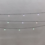 Гирлянда светодиодная Шарики 5м, 20LED, IP20, зеленый провод, свечение мульти (RG/RB), мигание, 230В