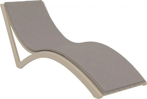 Матрас для шезлонга Slim коричневый