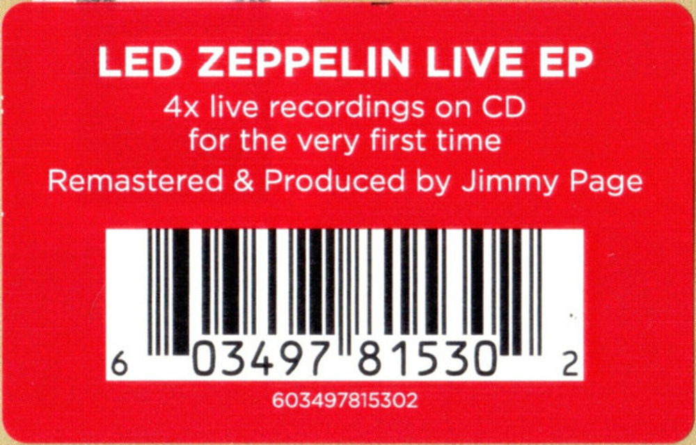 Led Zeppelin / Live EP (CD)
