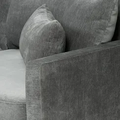 Угловой диван Mia левосторонний 320 см, темно-серый