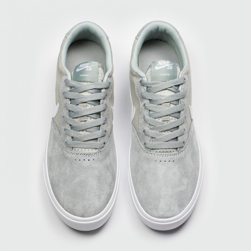 кеды Nike SB Chron Suede Grey / White