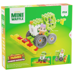 Marioinex - Конструктор Mini Waffle FARMER Комбайн 60 шт. 907528