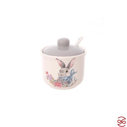 Сахарница с ложкой Repast Happy Easter 9.8*9.8*9.6