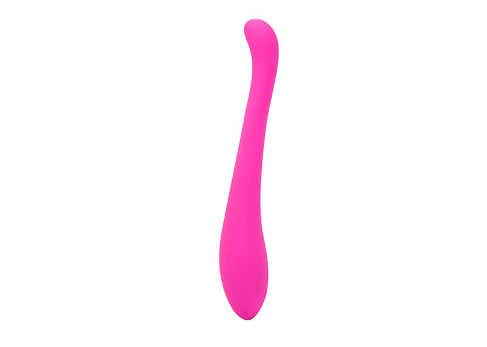 Розовый вибратор UltraZone Daisy 6X Silicone Vibrator - 20 см. (Цвет: розовый)