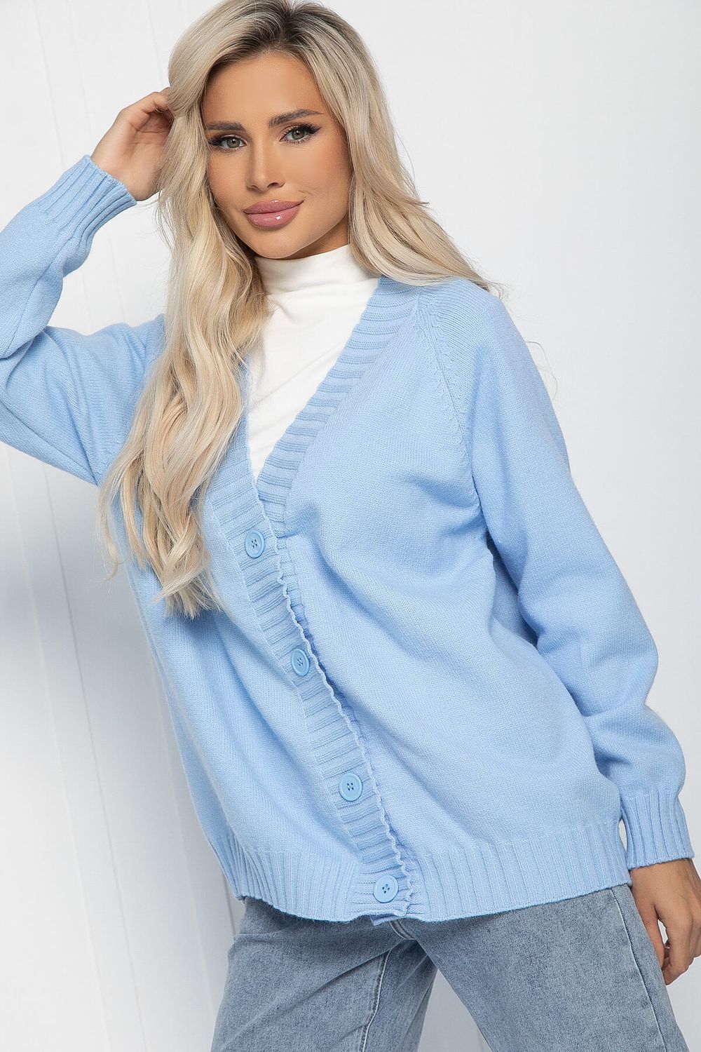 Кардиган Вилла (голубой) Б11287 LT Collection