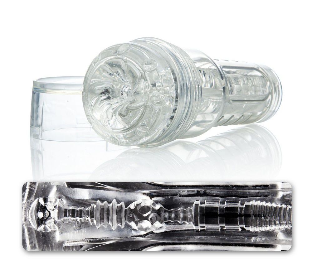 Прозрачный мастурбатор Fleshlight - Go Torque Ice (Цвет: прозрачный)