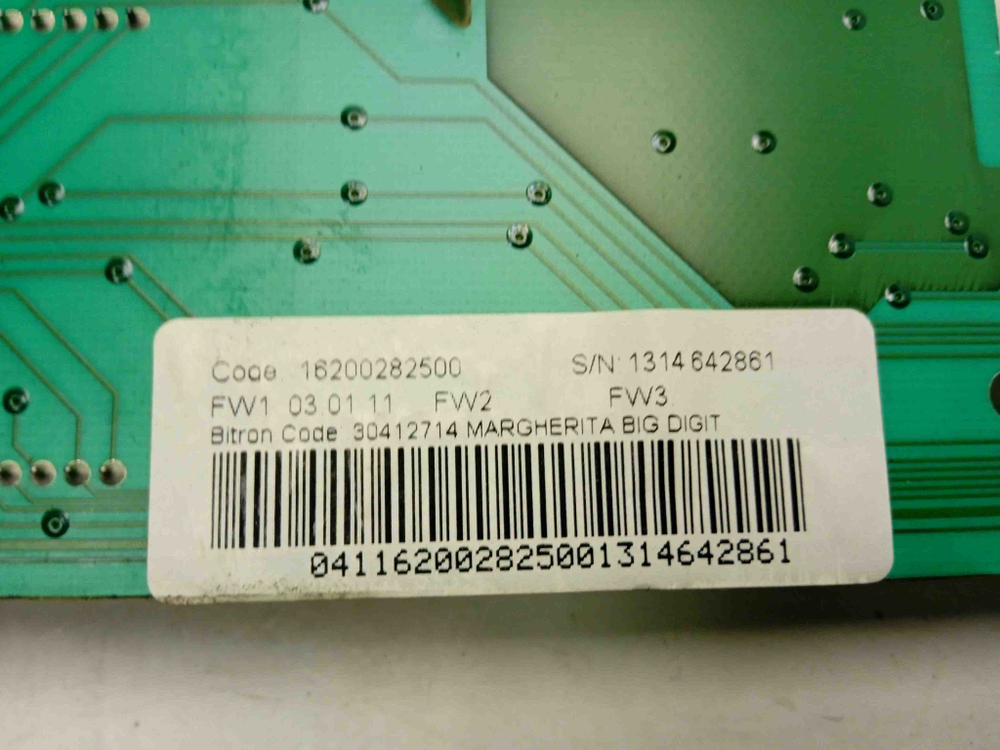 MVSB6125 кт170 Модуль индикации для стиральной машины Hotpoint-Ariston MVSB6125 б/у