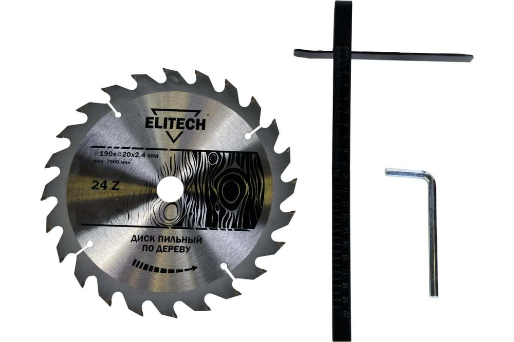 Дисковая пила Elitech ПД 190 домашний мастер