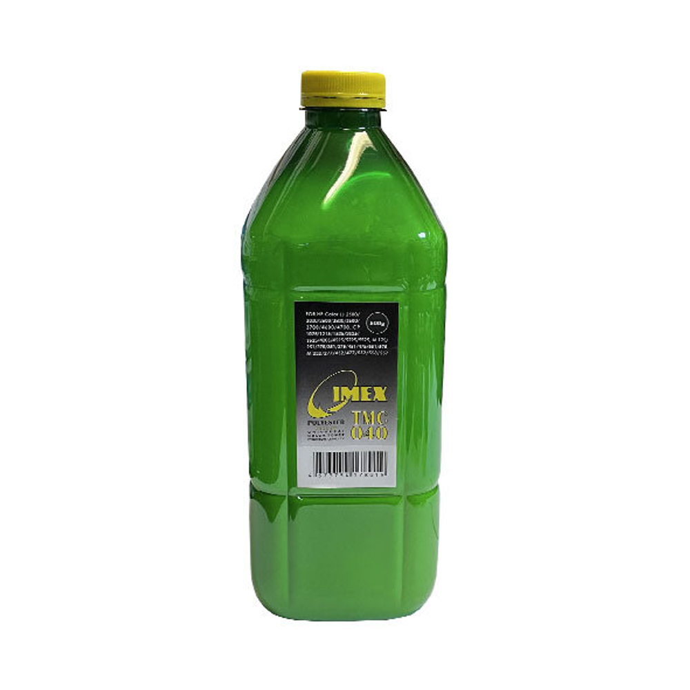 Тонер IMEX тип TMC 040 для HP Color Универсальный (500гр, желтый, Polyester) Green Line