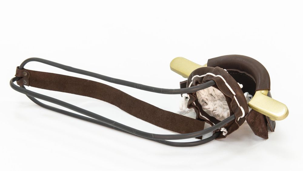 Комплект луз с выкатом RU-04, скоба - силумин (лен, кожа)