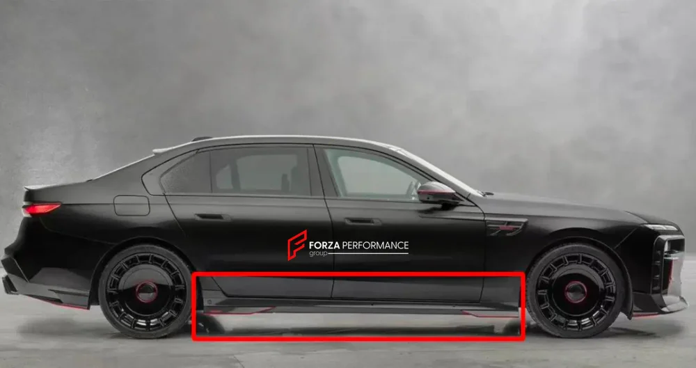 Карбоновые боковые юбки для BMW 7 серии G70 2022+ БМВ