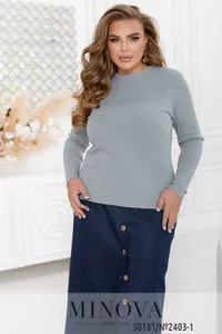 Водолазка 2403-1-серый Minova
