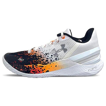 Under Armour Curry 2 Low Flotro Удобные Низкие Баскетбольные Кроссовки Мужские Белые Черные