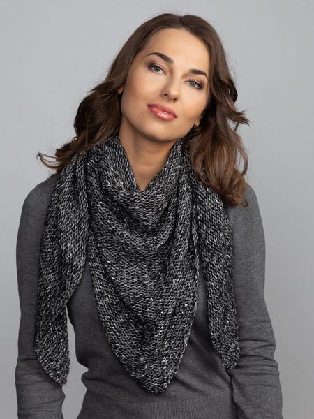 ISABEL шарф-платок т.серый