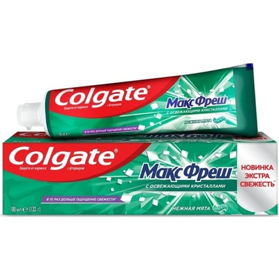 Colgate Зубная паста, Макс Фреш,Нежная мята 100мл.