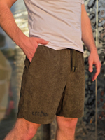 Шорты повседневные вельвет Casual Legenda хаки