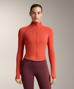 Oysho Легкая и теплая высокотехнологичная куртка Running, ярко-оранжевый