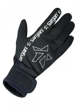 Перчатки Sargan Агидель с "амарой" 1,5 мм черные