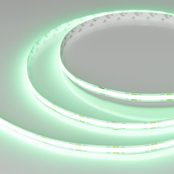 Светодиодная лента Arlight 11,5W/m 544Led/m CSP зеленый 5M COB-X544-8mm 24V Green 032174(3)