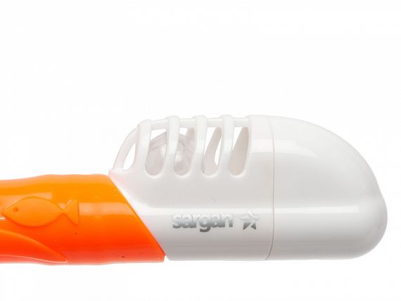 Трубка Sargan Агидель Сухая 2 Клапана оранжевая/белая