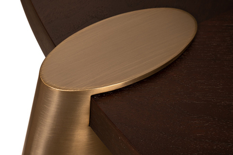 Стол журнальньный 140см Garda Decor Kong темный орех