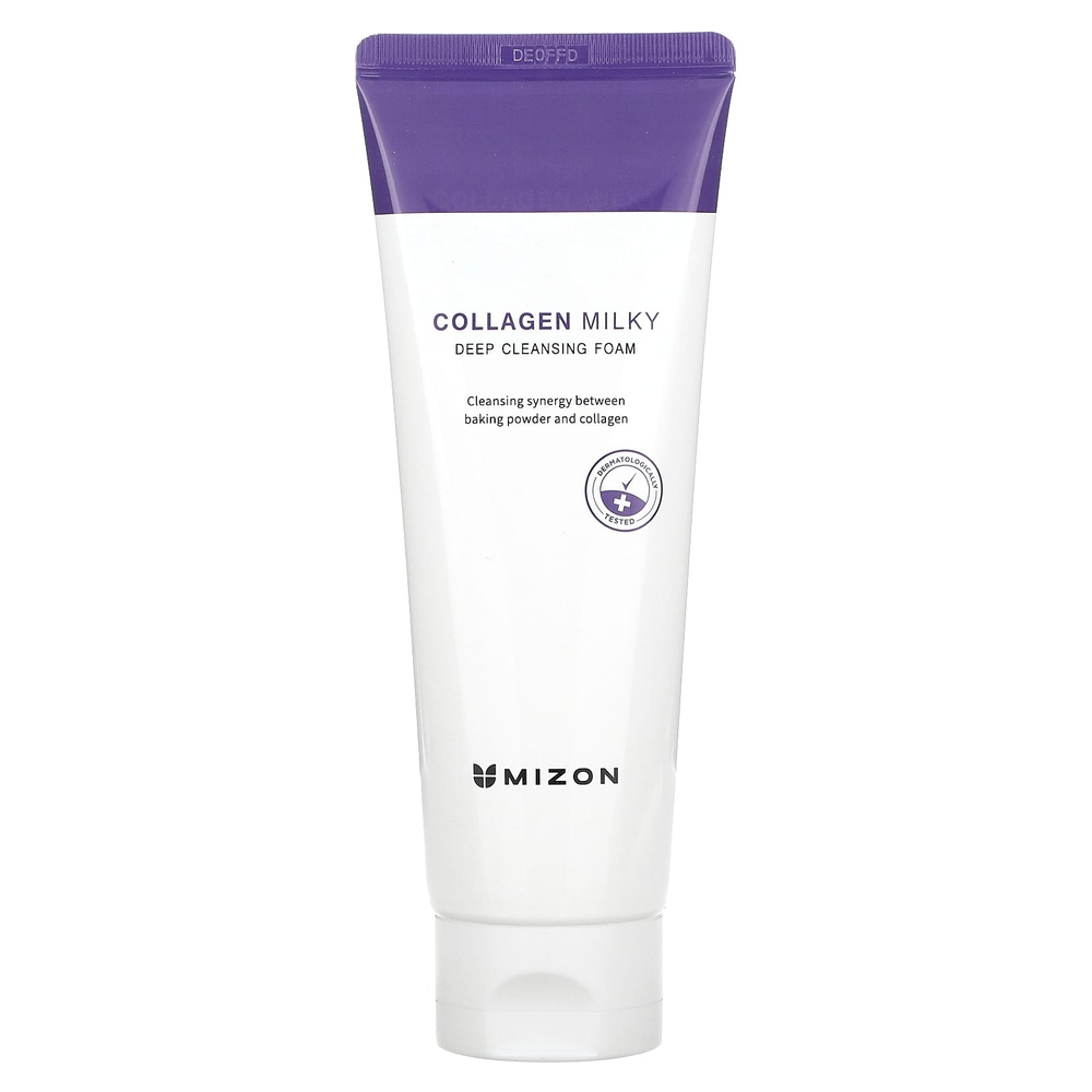 Mizon, Collagen Milky, пенка для глубокого очищения кожи, 150 г (5,29 унции)