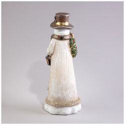 СТАТУЭТКА "СНЕГОВИК" С LED-ПОДСВЕТКОЙ 12,5Х12Х33,7 СМ