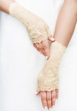 Митенки 0601-20 желтый