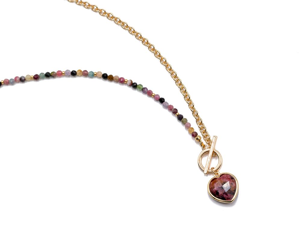 Колье из турмалина