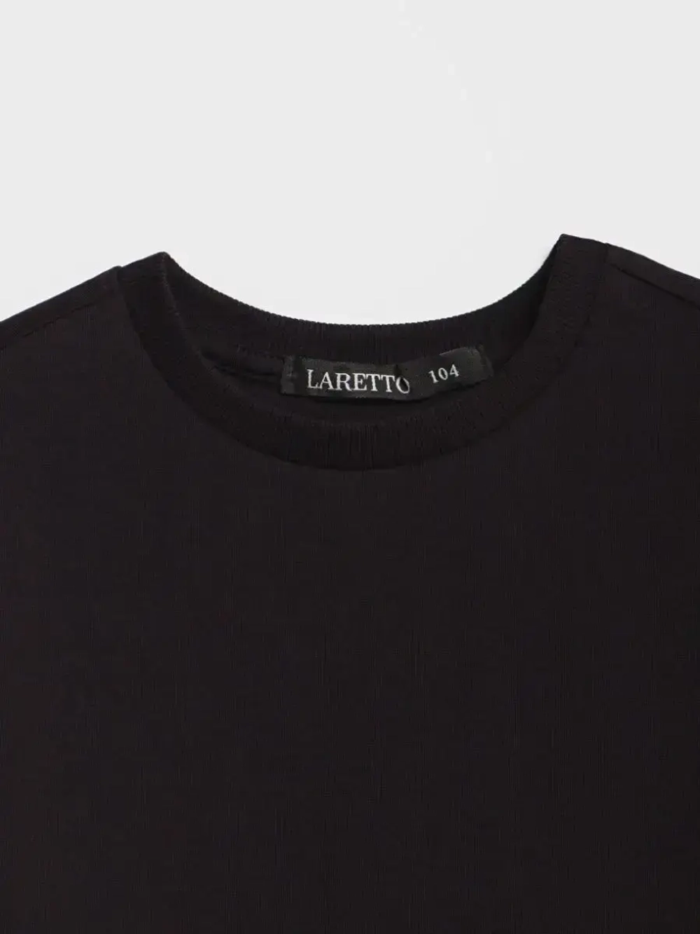 Футболка детская укороченная базовая