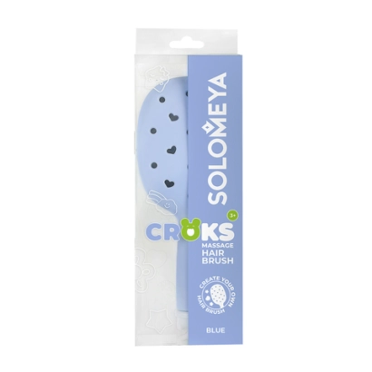 Расческа Solomeya Croks Massage Hair Brush Blue