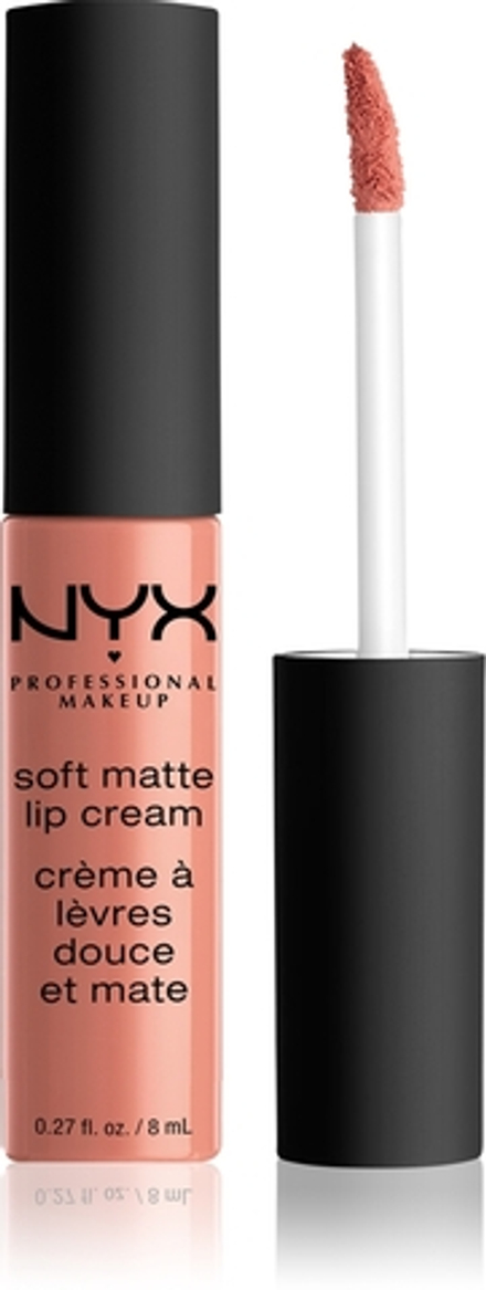 NYX Professional Makeup Soft Matte Lip Cream - Легкая матовая жидкая помада оттенок 02 Stockholm, 8 ml