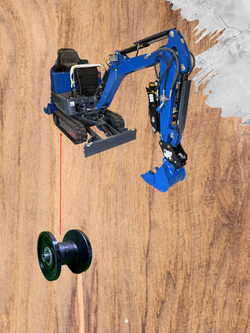 Опорный каток на гусеницы для мини-экскаватор Rippa