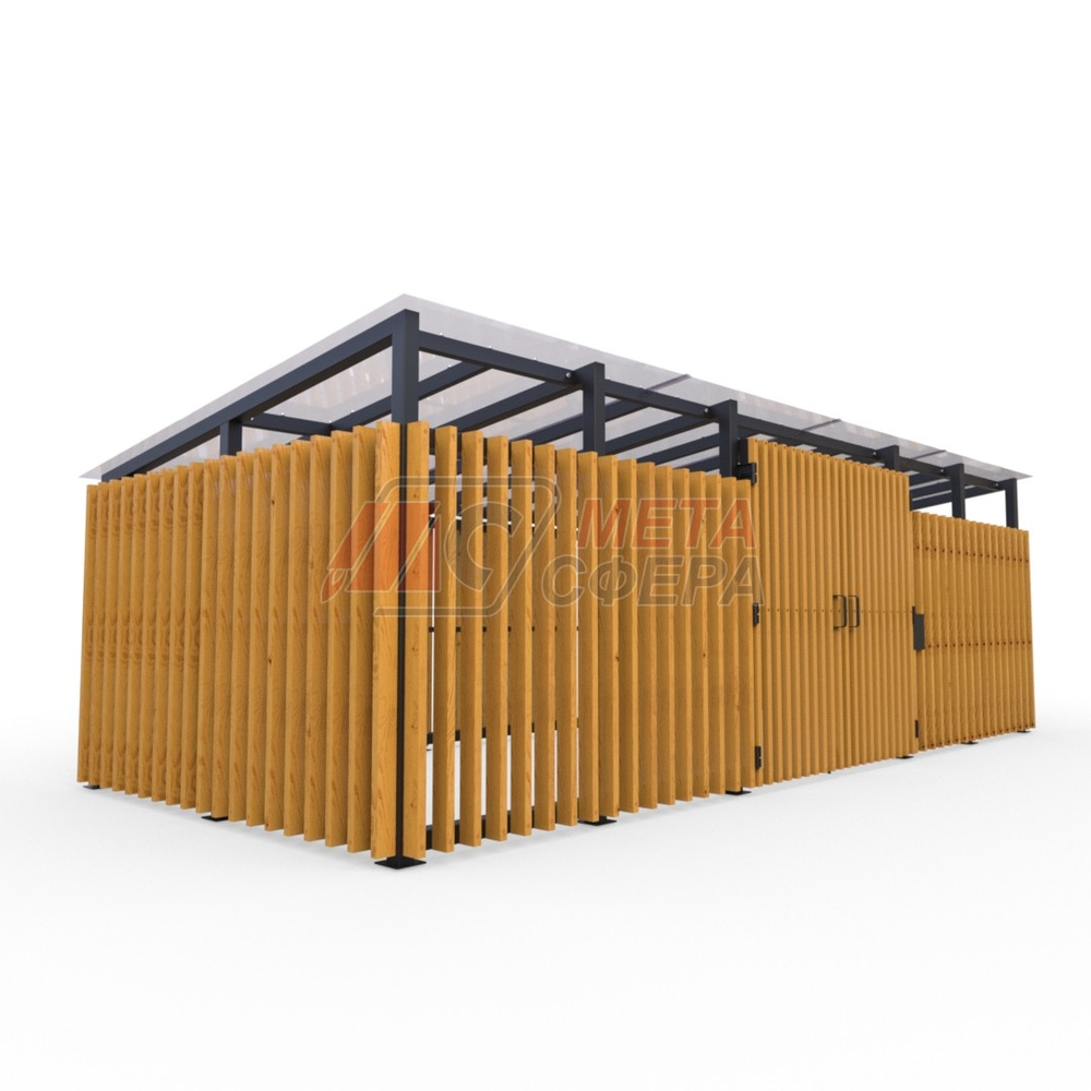 Площадка для сбора мусора Fence