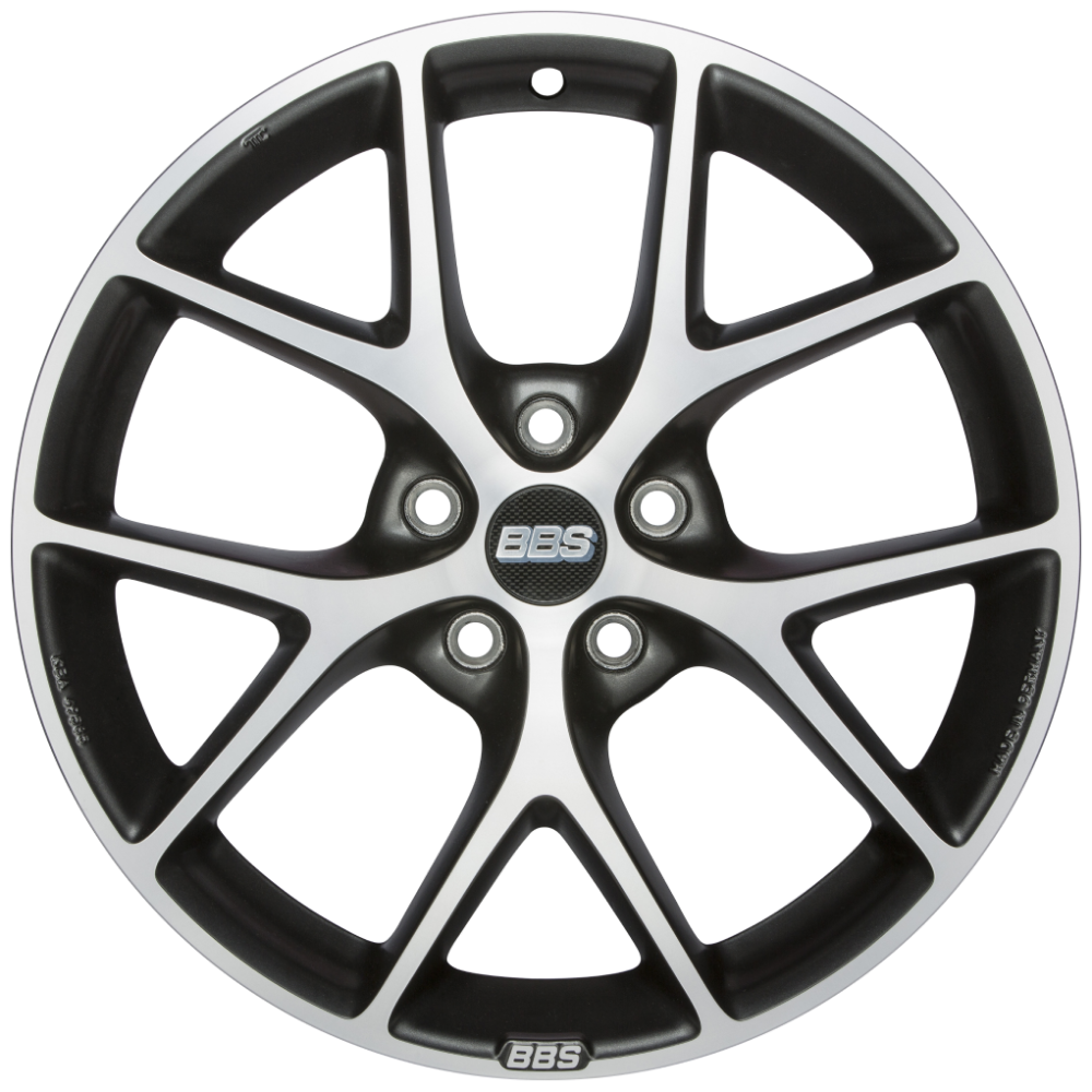 Диск колесный BBS SR 7.5x17 5x100 ET37 CB70.0 volcano grey/diamond cut