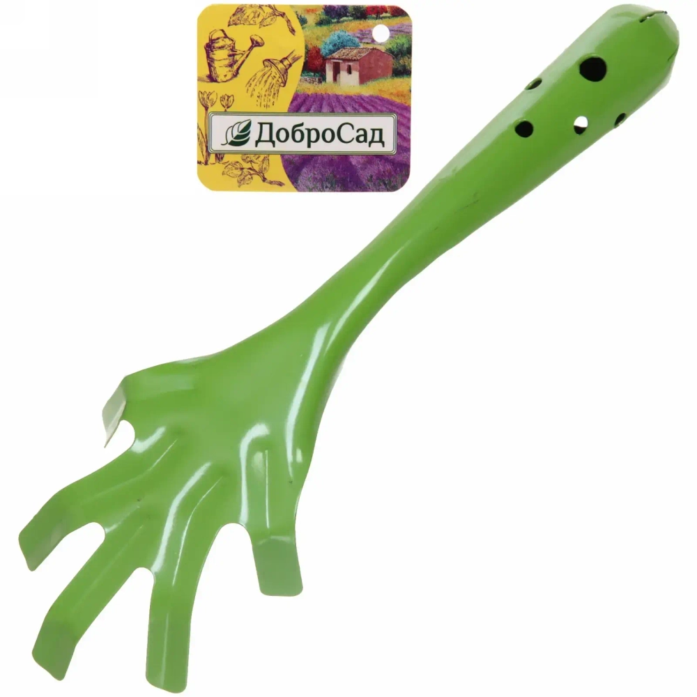 Грабельки «Росток» цельнометаллические ДоброСад