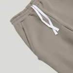 Брюки One Two Sharkskin широкие утепленные бежевые