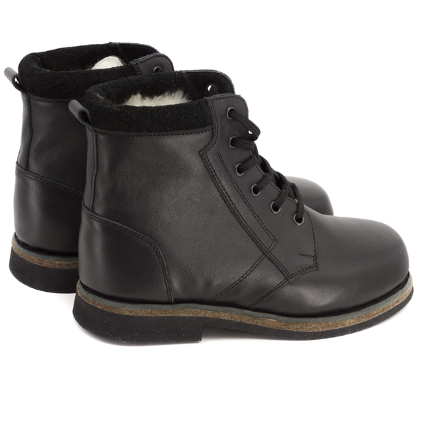 Унты-ботинки мужские из кожи теленка