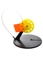 Жерлица не оснащенная с угловой стойкой, катушка d 85, 5 шт