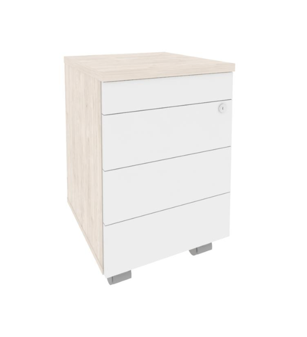 Тумба мобильная 3 ящика TIP-ON Onix Direct