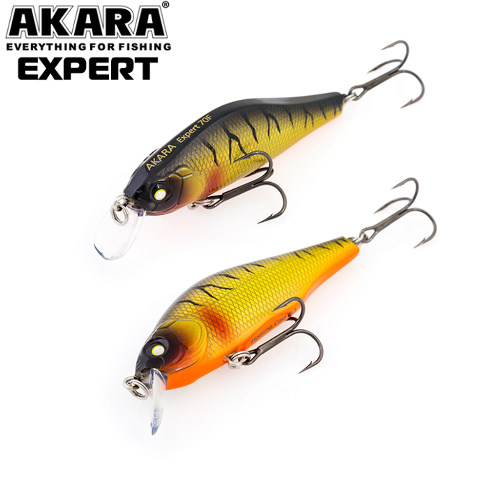 Воблер Akara Expert 70F 9 гр. (1/3 oz 2,8 in) A112