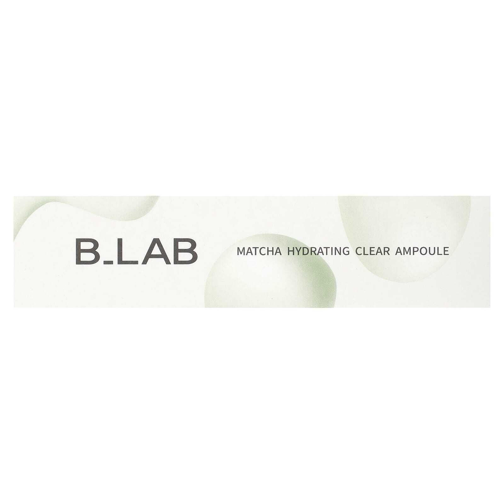 B_Lab, Увлажнение с матча, прозрачная ампула, 50 мл (1,69 жидк. унц.)