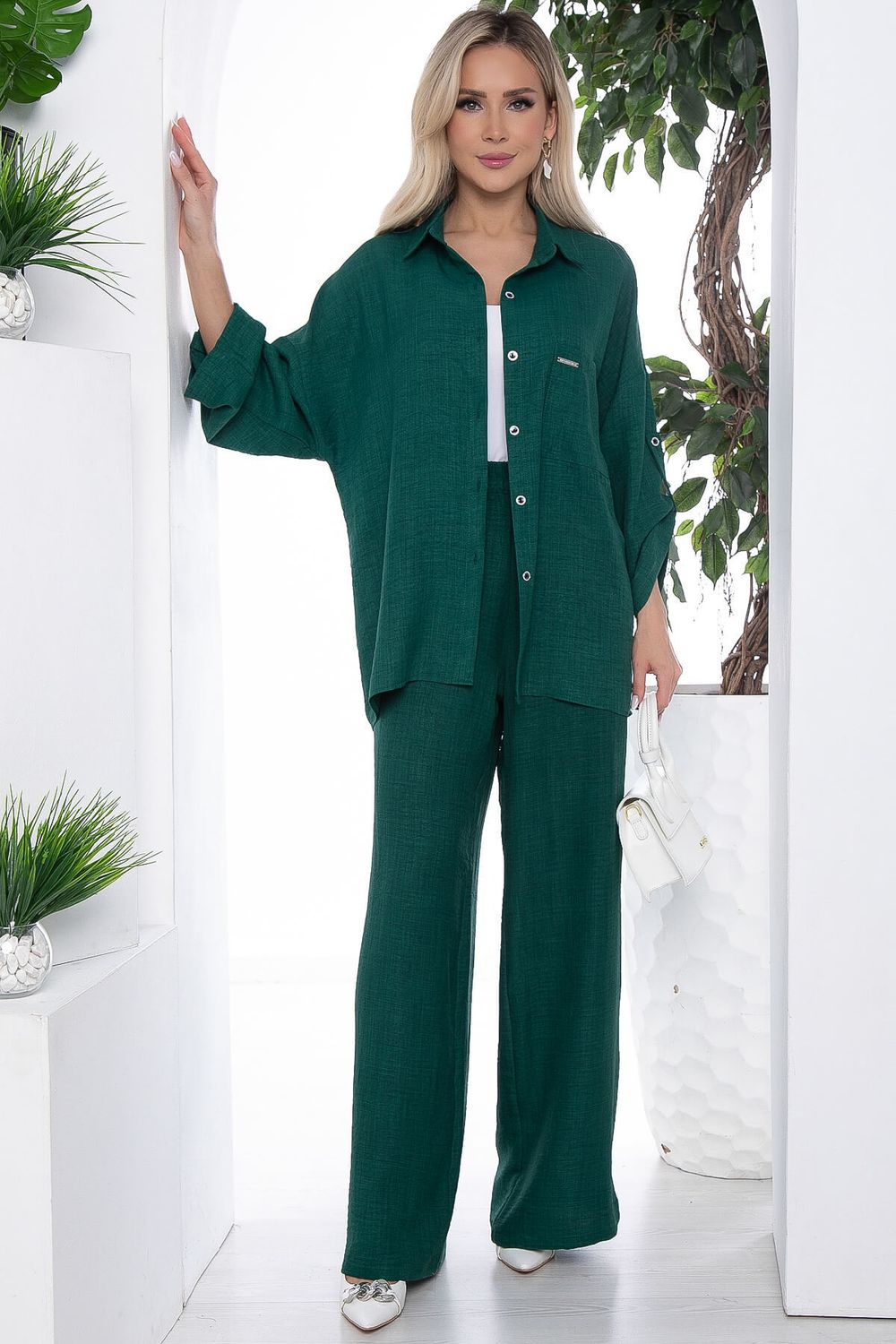 Костюм Лиссабон (зеленый) К10318 LT Collection