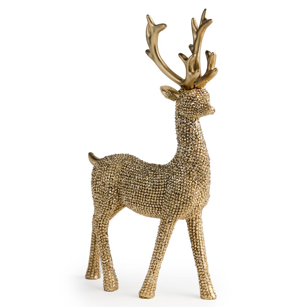 ФИГУРКА ДЕКОРАТИВНАЯ "ОЛЕНЬ" 11,2*4,8*19СМ