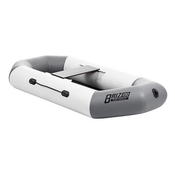 Лодка Тонар Бриз 190 (гребки + жесткое сиденье) бело/серый