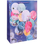 Пакет подарочный «Воздушные шарики» 31*42*12 см, микс