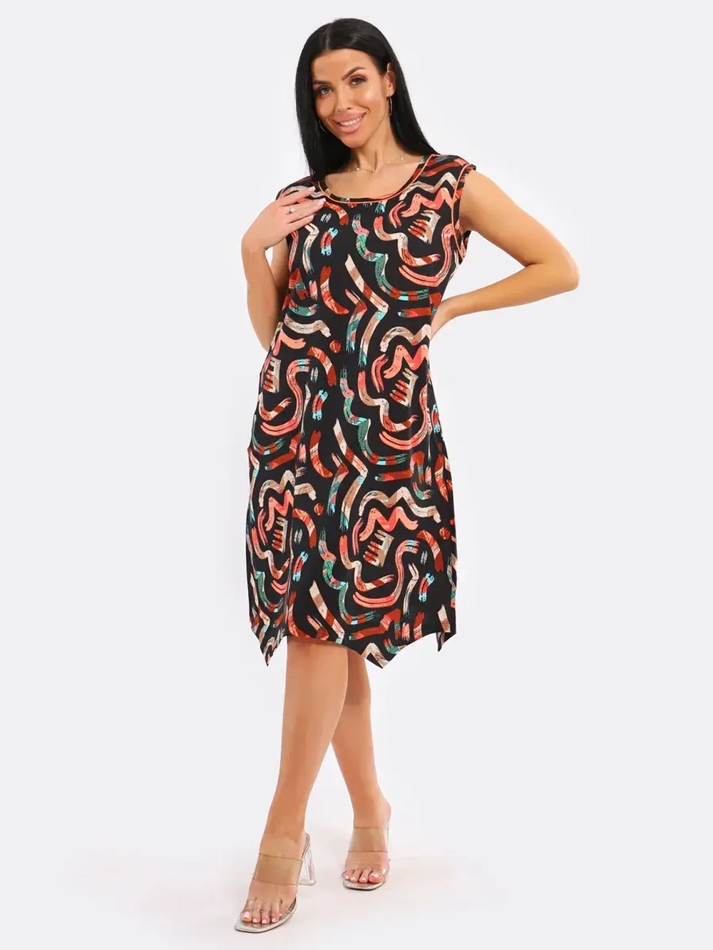 Платье хлопок большие размеры